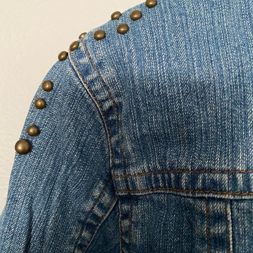 Z Cavaricci Denim Studded Jacket - Picture 4 of 6